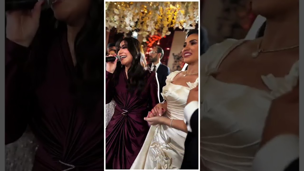 حفل زفاف مى فاروق و محمد العمروسى وحضور نخبة من الفنانين و المطربين