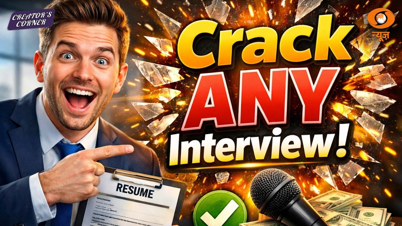 Crack Any Job Interview in 5 Steps: The Winning Formula | Creator’s Corner | DD News