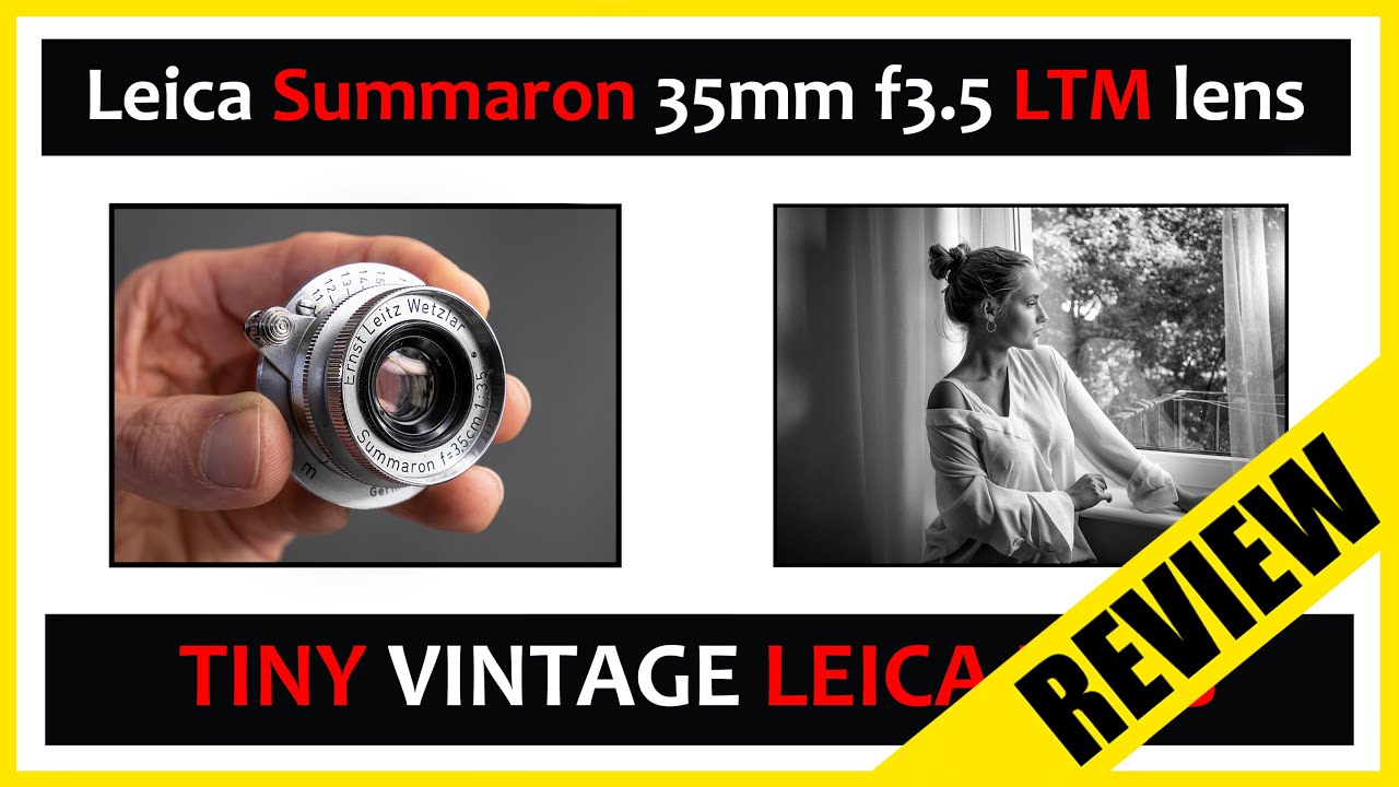 🔴 Миниатюрный винтажный объектив Leica 35 мм | Обзор Leica Summaron 35mm f3.5 (LTM) (винтовое кре...