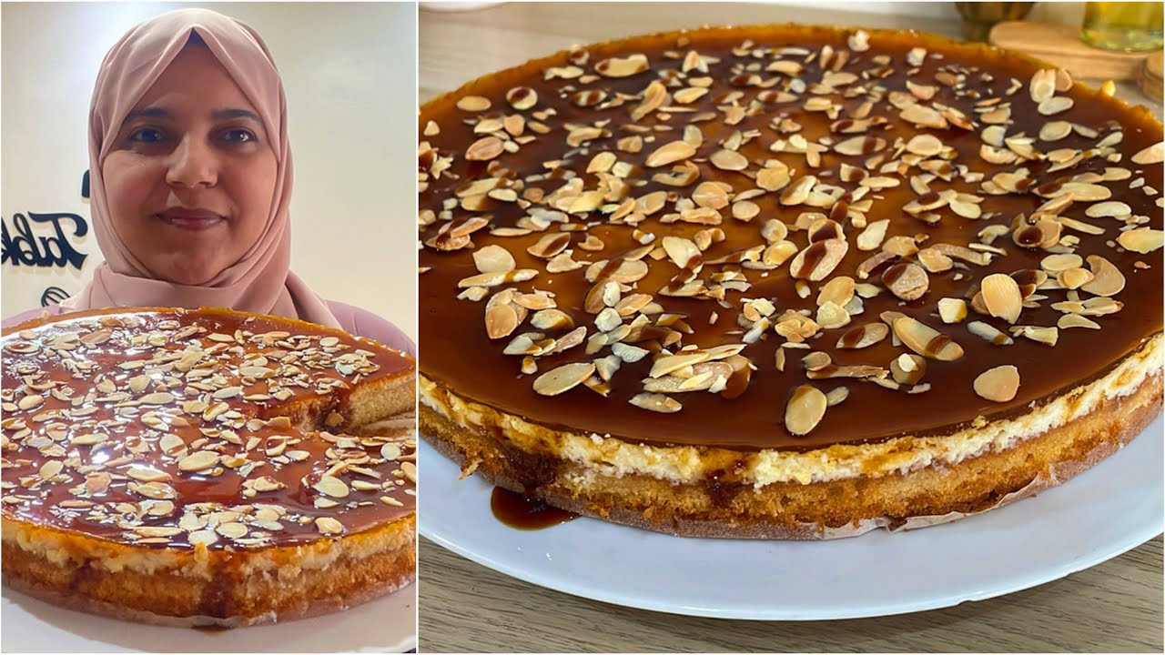 هاد الكيكة جربوها على ضمانتي كتجي خطيرة وبنينة وساهلة ماهلة😍حلى المرايا كيكة الكراميل