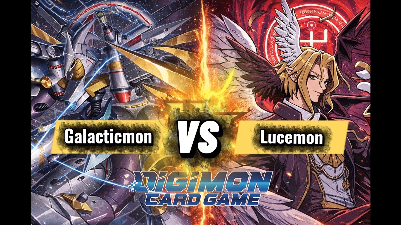 Galacticmon VS Lucemon / Digimon Card Game / (Partida Comentada)