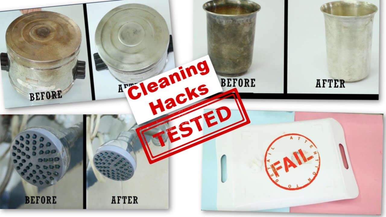 Tested 6 Popular CLEANING Hacks | Which Of These Actually Work? | #stayindoors DIYs