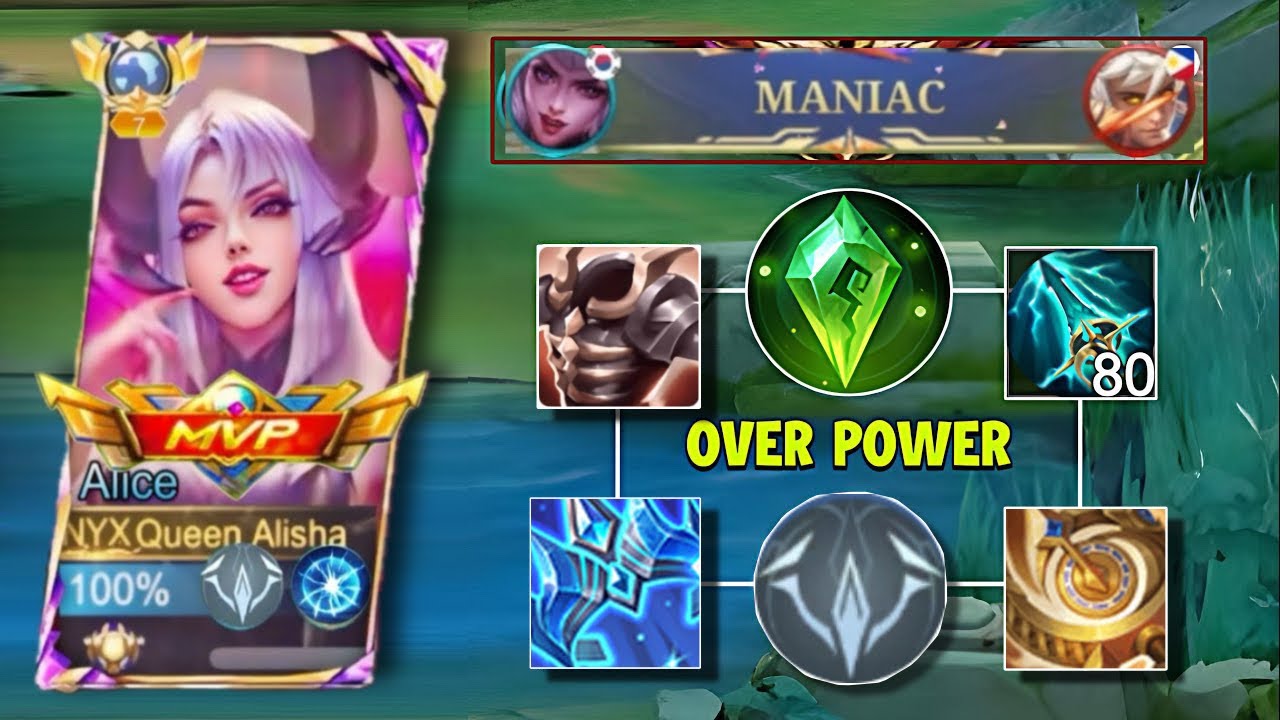 MANIAC!? ALICE ABUSING TOO MUCH MULTIPLE DAMAGE/PASSIVE DEFEND!!🔥 ALICE BEST BUILD 2024