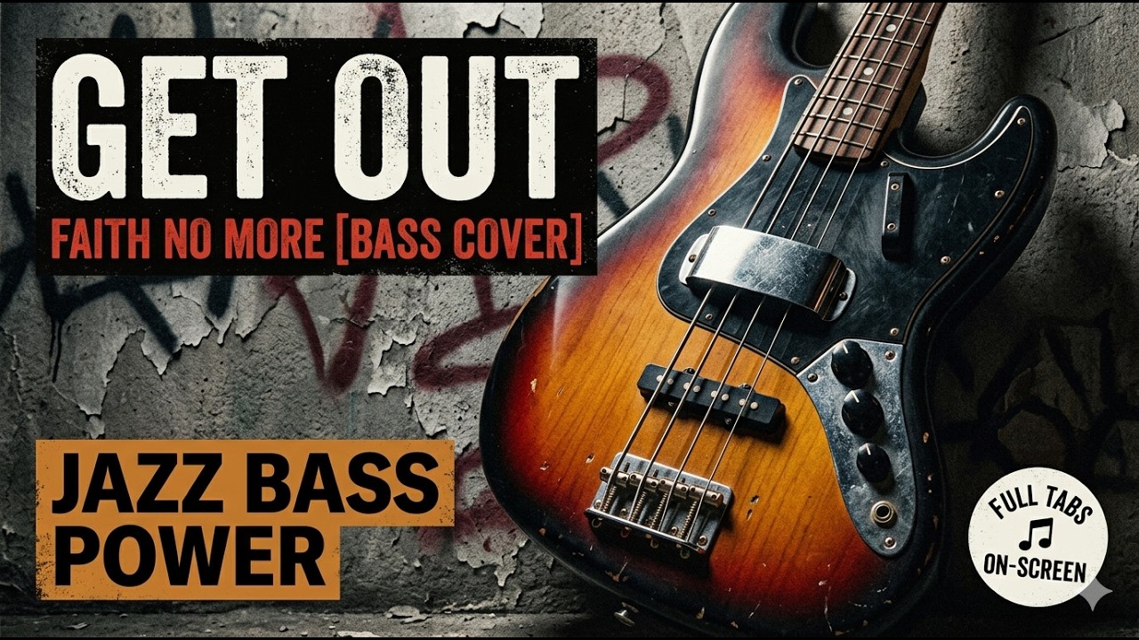 Faith No More - Get Out | Bass Cover with tabs