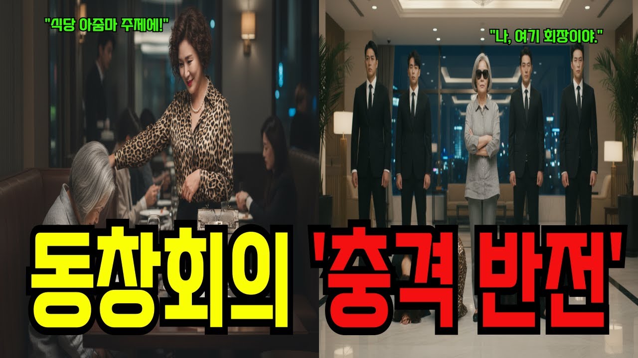 촌년이라고 무시하던 동창회에 나타난 '개량 한복 아줌마'의 정체... 알고 보니 전국 100개 체인점 거느린 '재벌 회장님'?