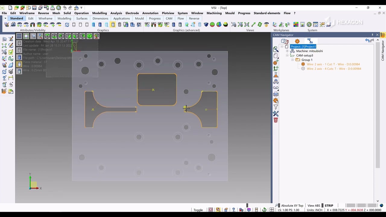 WIRE - Identify Critical Point in Toolpath | VISI 2022.1