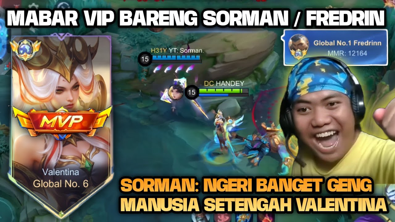 MABAR VIP BARENG SORMAN MANUSIA SETENGAH FREDRIN!! VALENTINA HANDEY TAMPIL DEPAN KAPTEN SORMAN 🔥