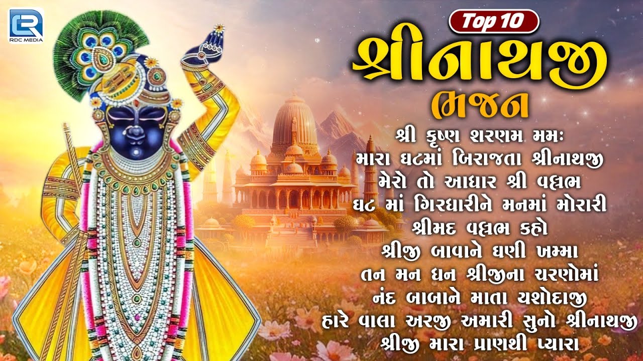 Top 10 Shrinathji Bhajan | Beautiful Collection Of Shrinathji Bhajan | Superhit Gujarati Bhajan 2025
