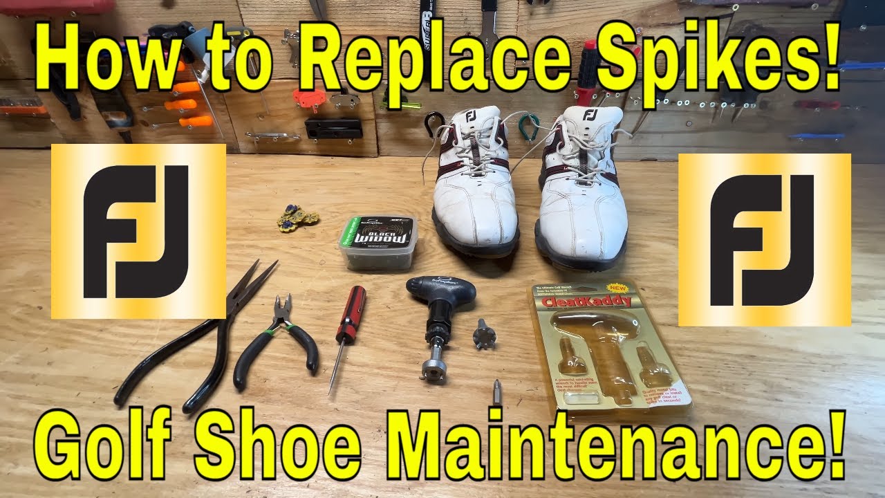 How to Replace Golf Shoe Cleats! How to Replace Golf Shoe Spikes Using Cleat Kaddy Tool! Footjoy!