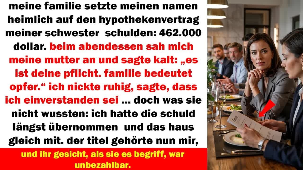 Sie Setzten Mich Auf Ihre Schulden  Doch Ich Drehte Alles Um Und Nahm Das Haus Einfach Für Mich