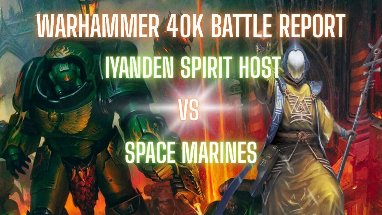 Aeldari Iyanden Spirit Host VS Space Marines!!! Warhammer 40k Battle Report - Double Header