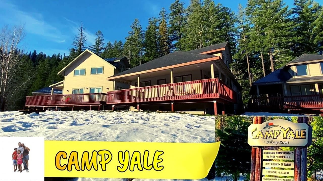 Camp Yale the extra cabins for Belknap Hot Springs in winter, Oregon