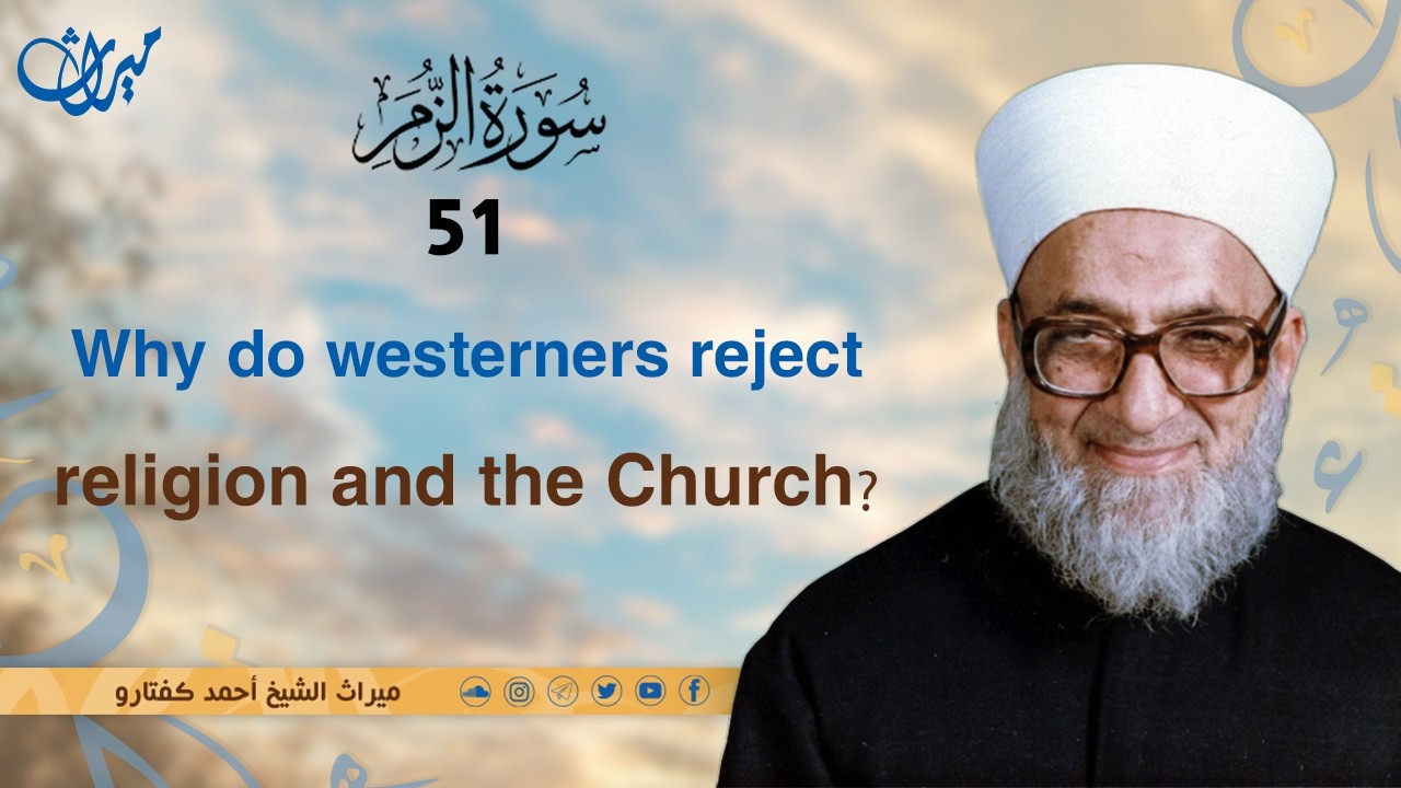 Why do westerners reject religion and the Church?
