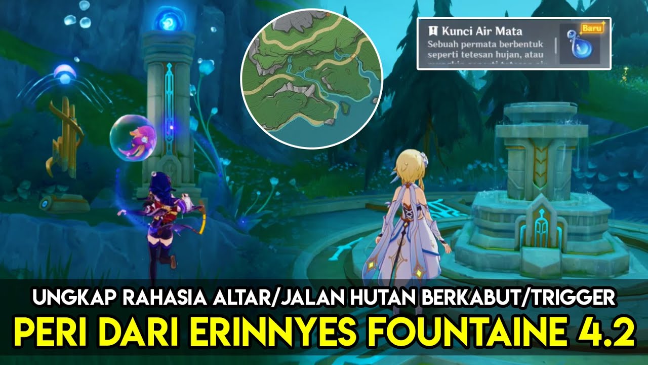 Ungkap Rahasia Altar Puzzle Guide (Peri Dari Eriyinnyes Fountaine) - Genshin Impact
