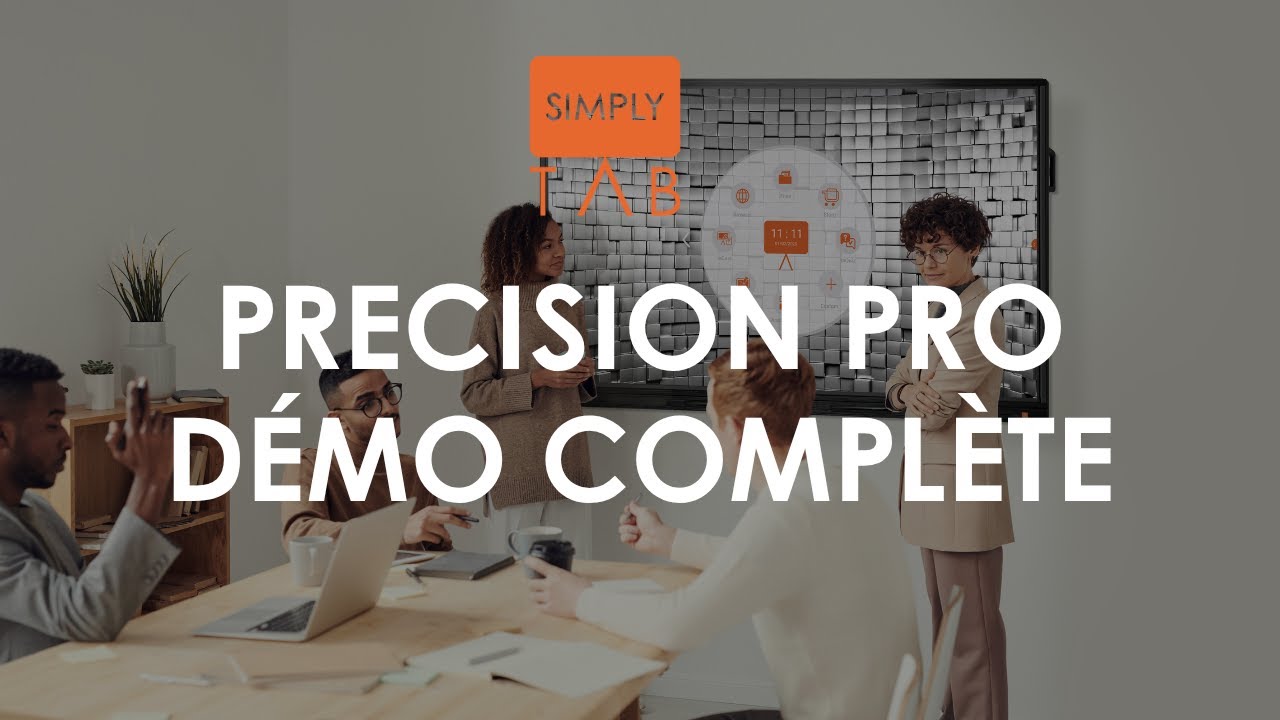 Démo complète de l'écran interactif SimplyTab PRECISION PRO (présentation)