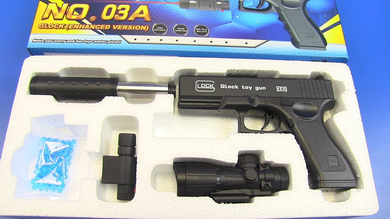 Realistic Glock toy gun 9x19 |