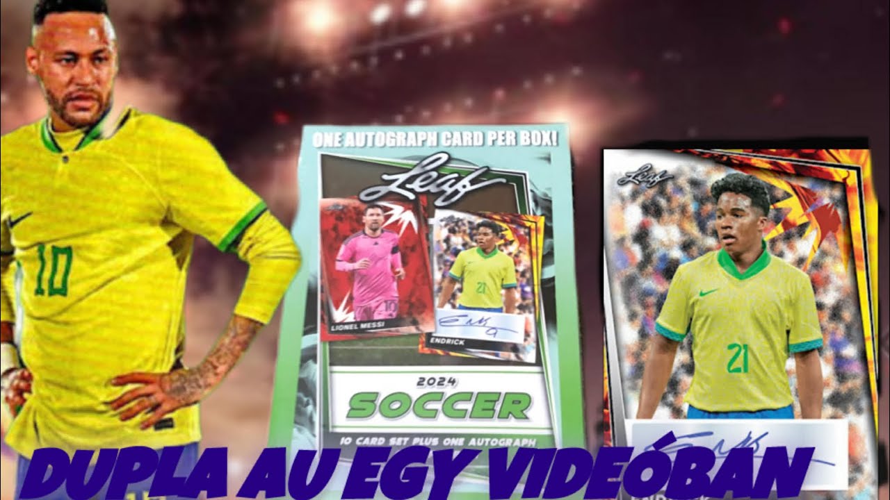Lionel Messi Aláír Vadászat 🤯 | Leaf Soccer 2024 Balster box opening 