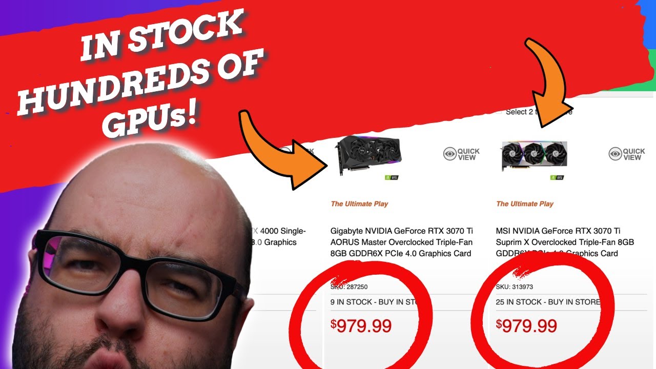 I saw The World's Biggest Nvidia RTX 3000 GPU Stock Drop Today