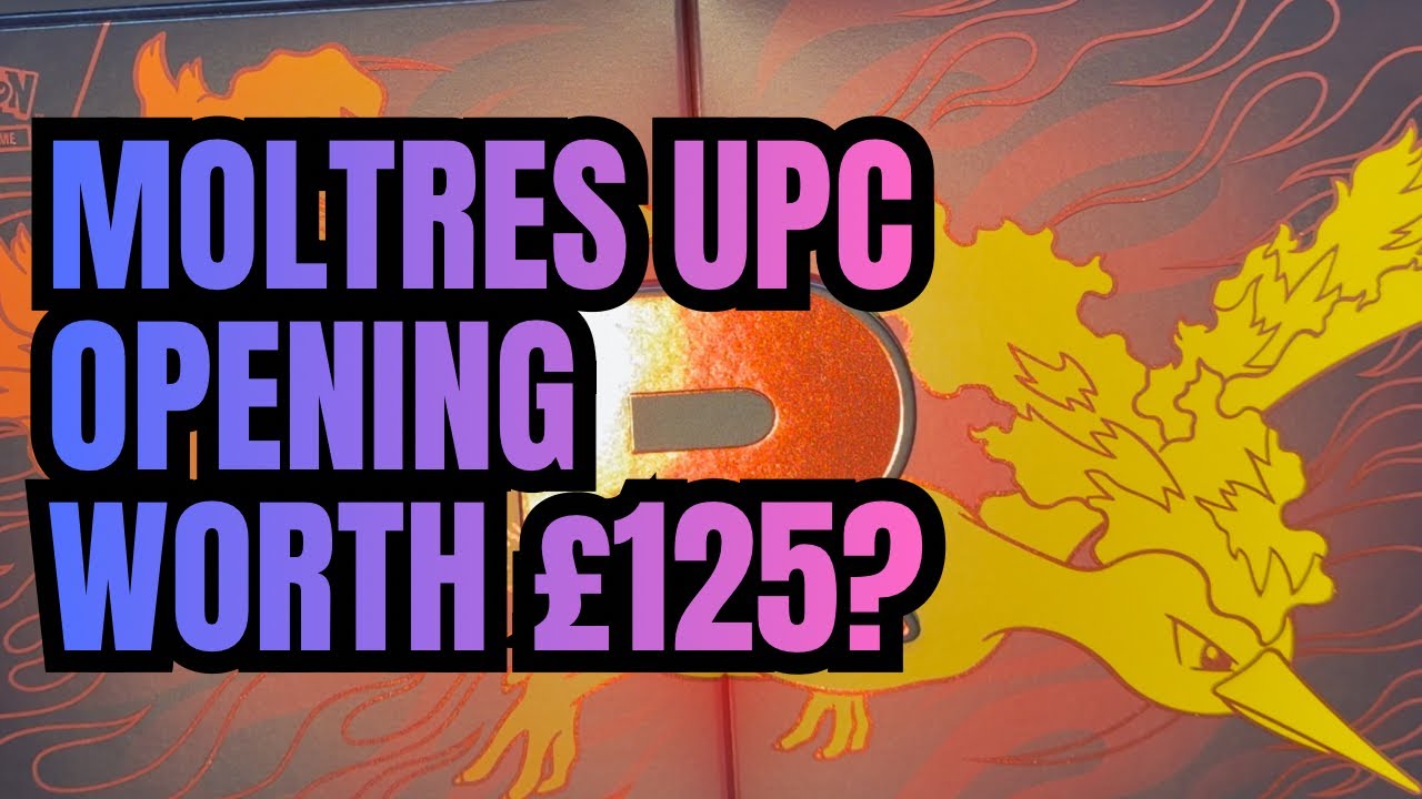 Worth the money? Opening the Moltres UPC #pokemontcg #pokemoncards