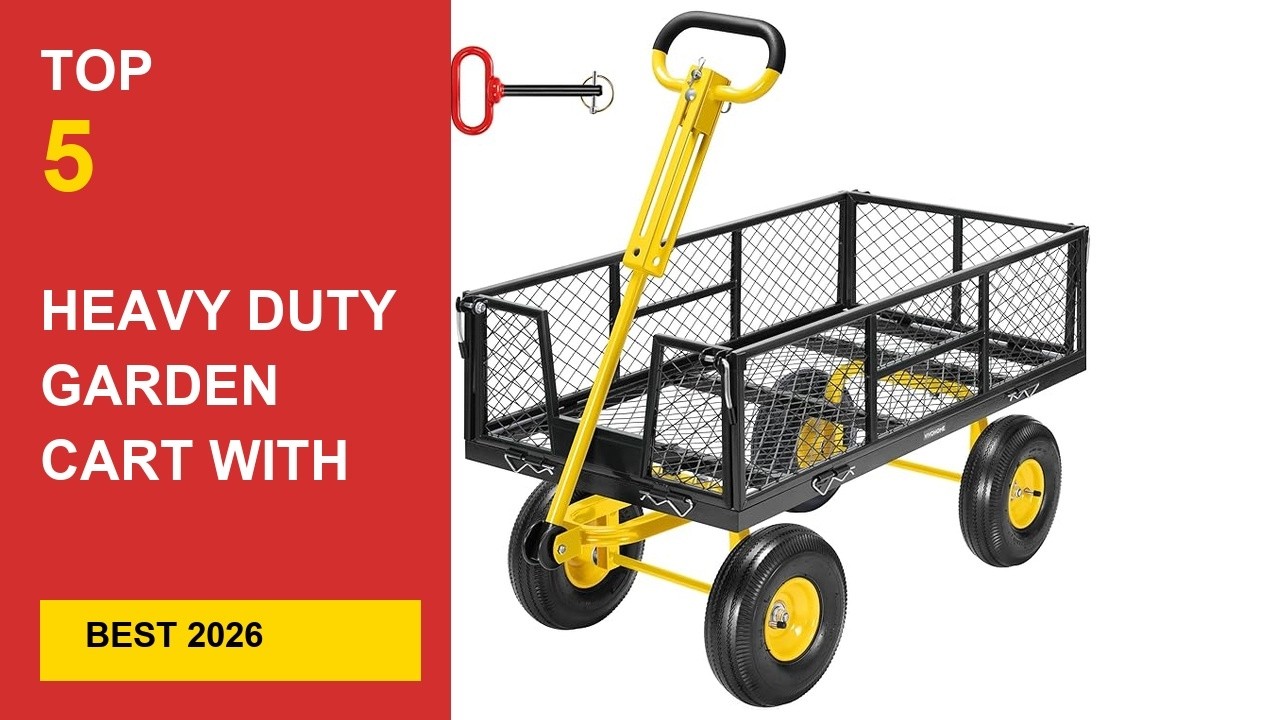 Best Heavy Duty Garden Cart With Liner in 2026 - Expert Reviews in 2026