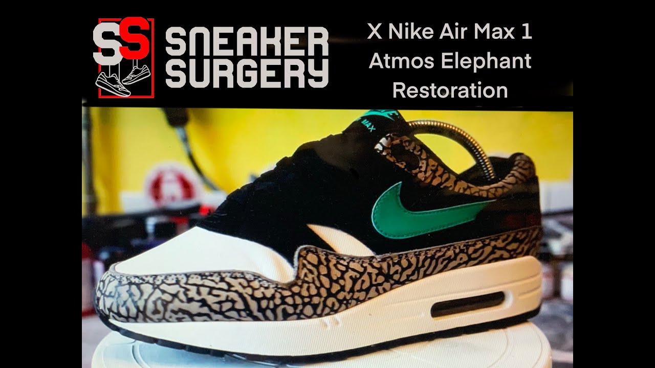Sneaker Surgery - Nike Air Max 1 Atmos Elephant Full Restoration