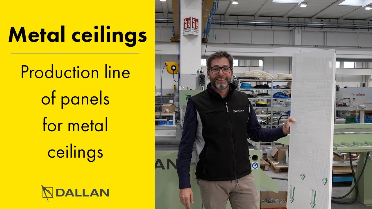 Metal ceilings | Production line of panels for metal ceilings