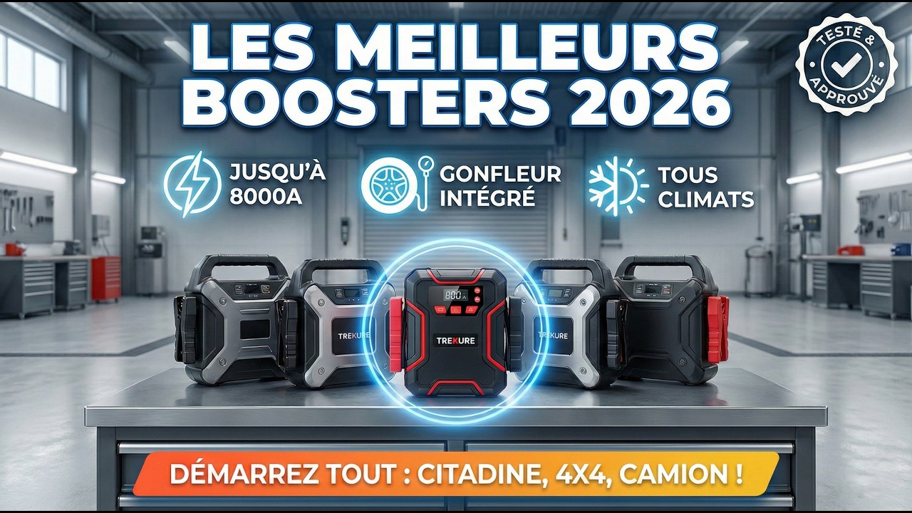 Quel Meilleur Booster de Batterie Choisir en 2026 ? Comparatif & Test (Auto/Moto/Camion)
