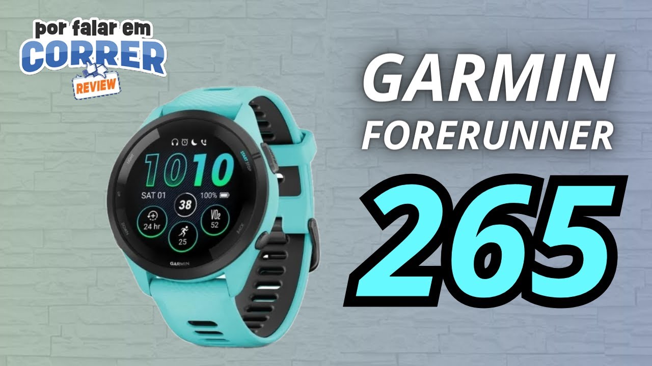 TUDO SOBRE O GARMIN FORERUNNER 265 - REVIEW COMPLETO