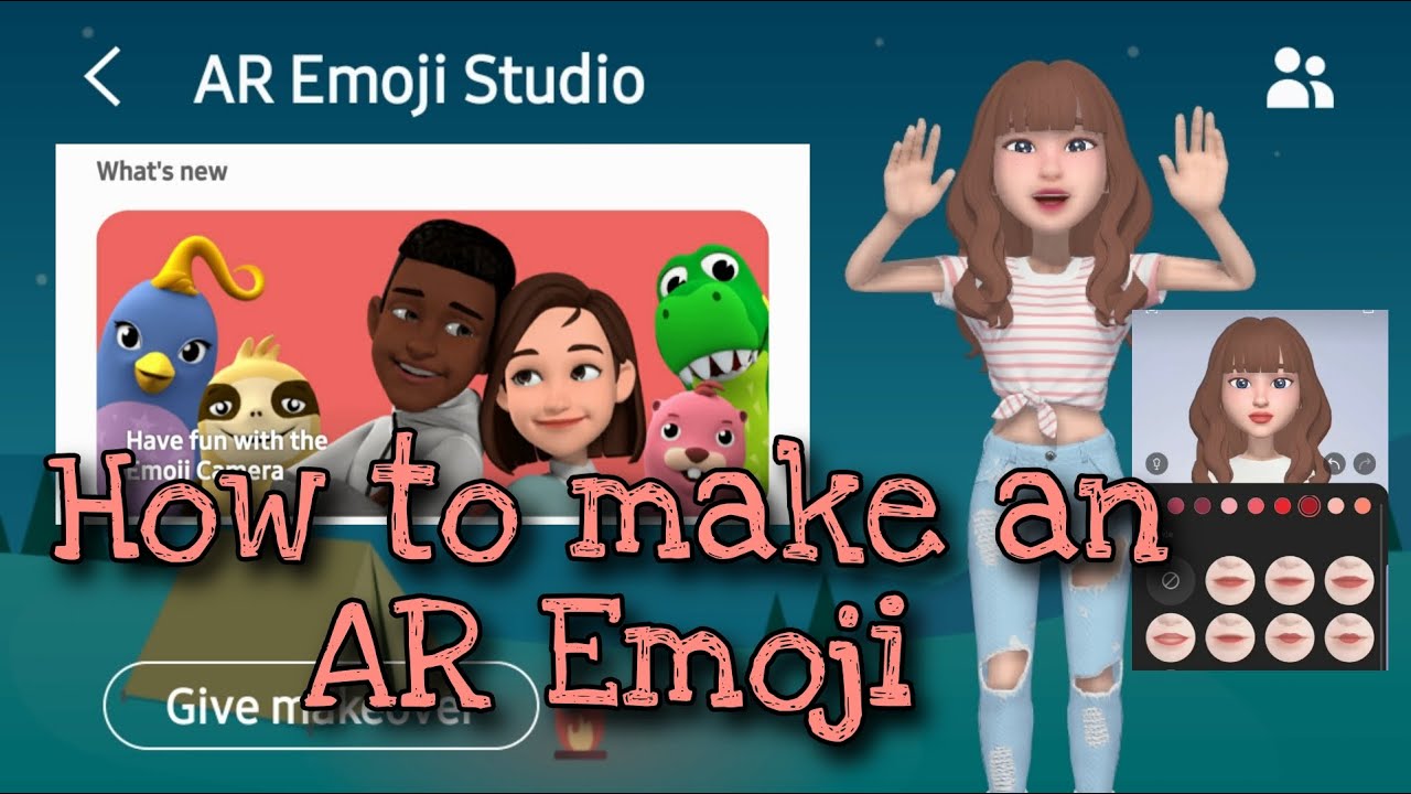 Samsung A71 AR EMOJI tutorial ( how to make an AR Emoji)