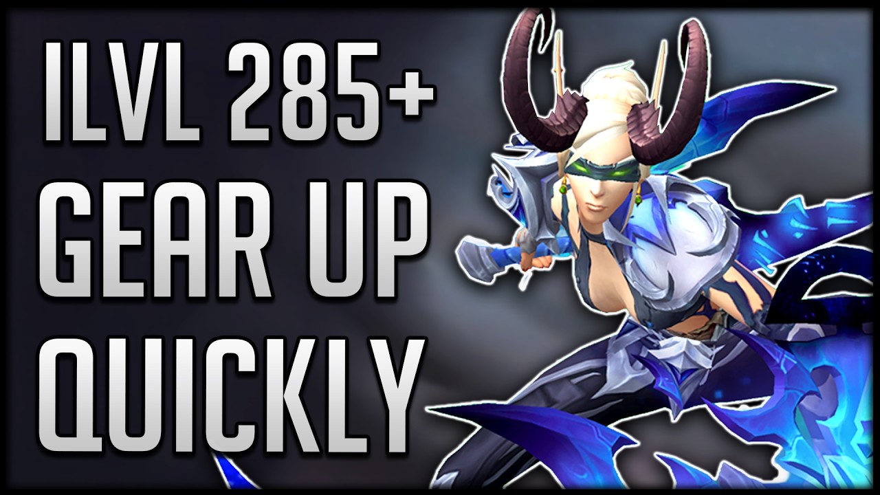 How To Gear Up ILVL 285+ ALL BY YOURSELF - No Group Content Needed!