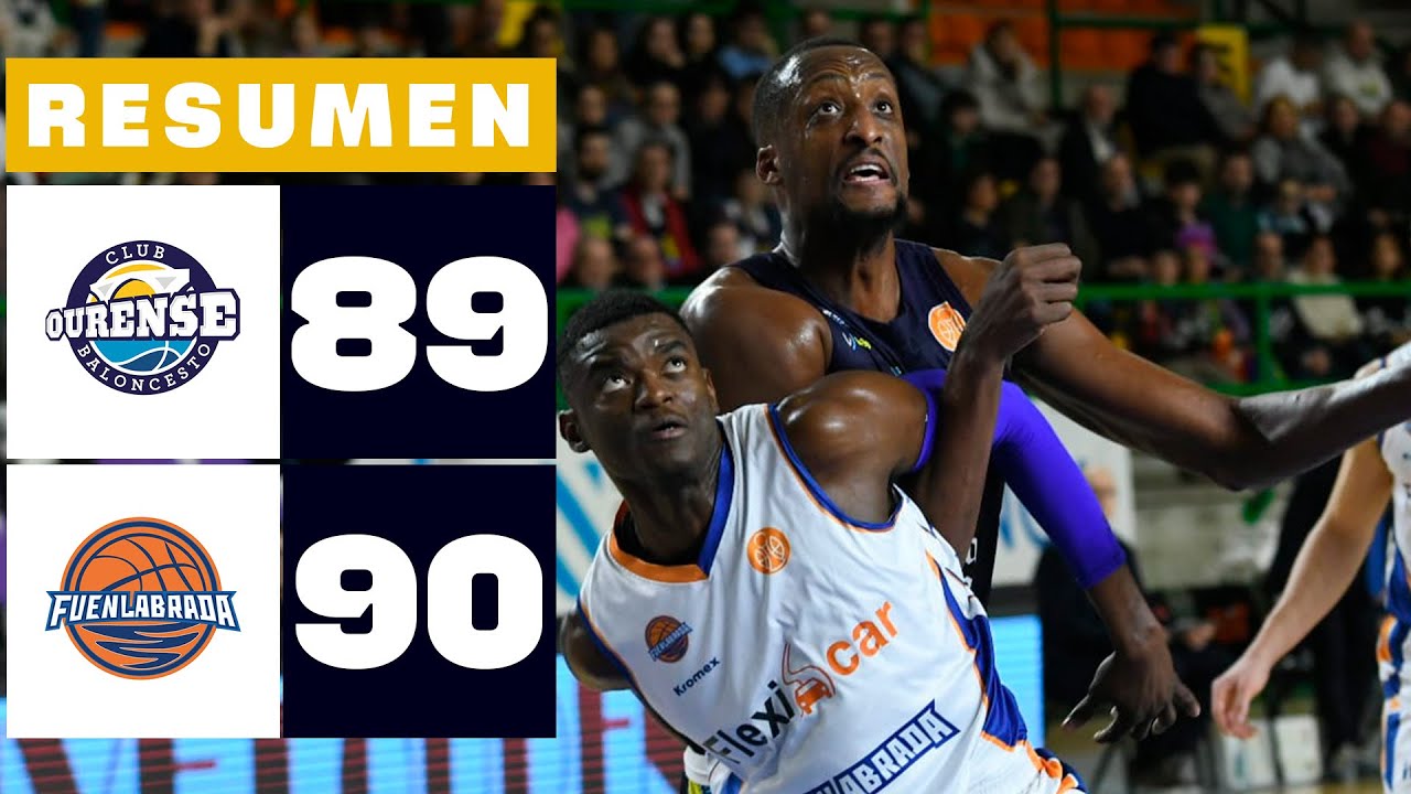 AIR CARGOBOOKING OURENSE 89-90 FLEXICAR FUENLABRADA | RESUMEN PRIMERA FEB