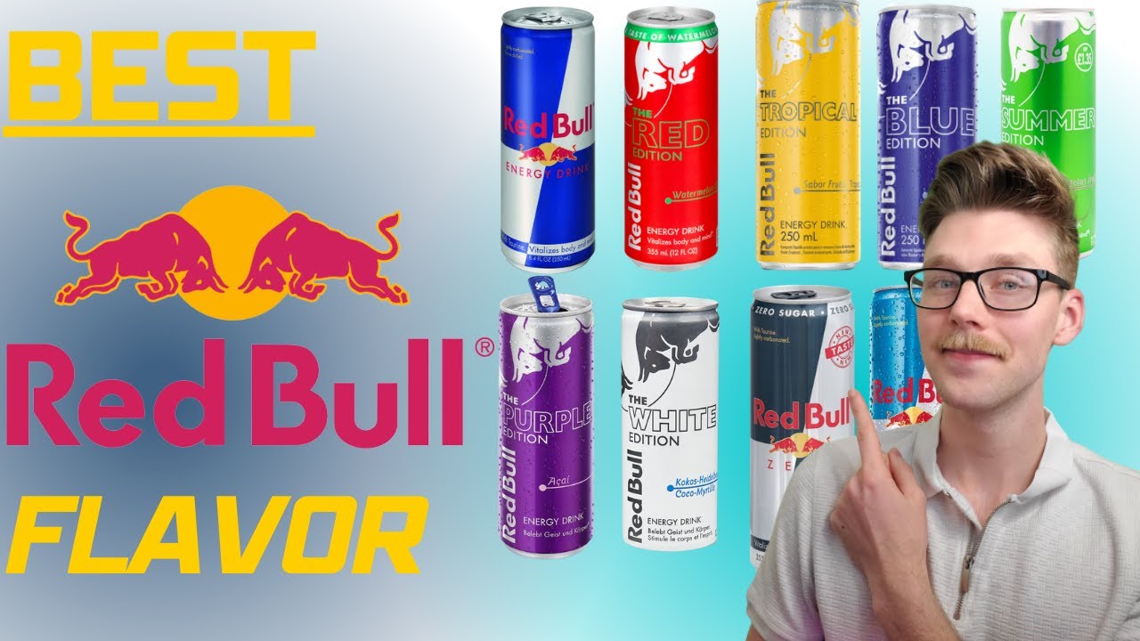 Which RED BULL Flavor is best? Trying/ranking all flavors and trying not to have a heart attack
