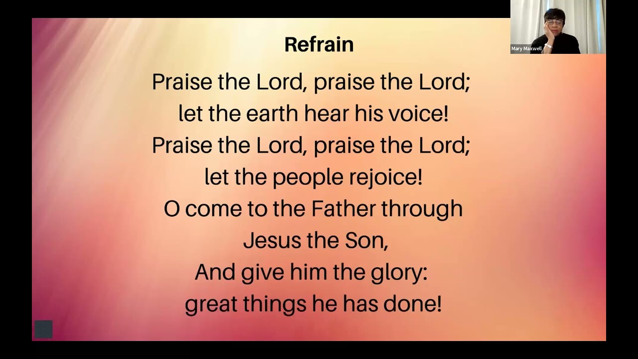 February 22, 2026 - WEPC Worship Service on Zoom