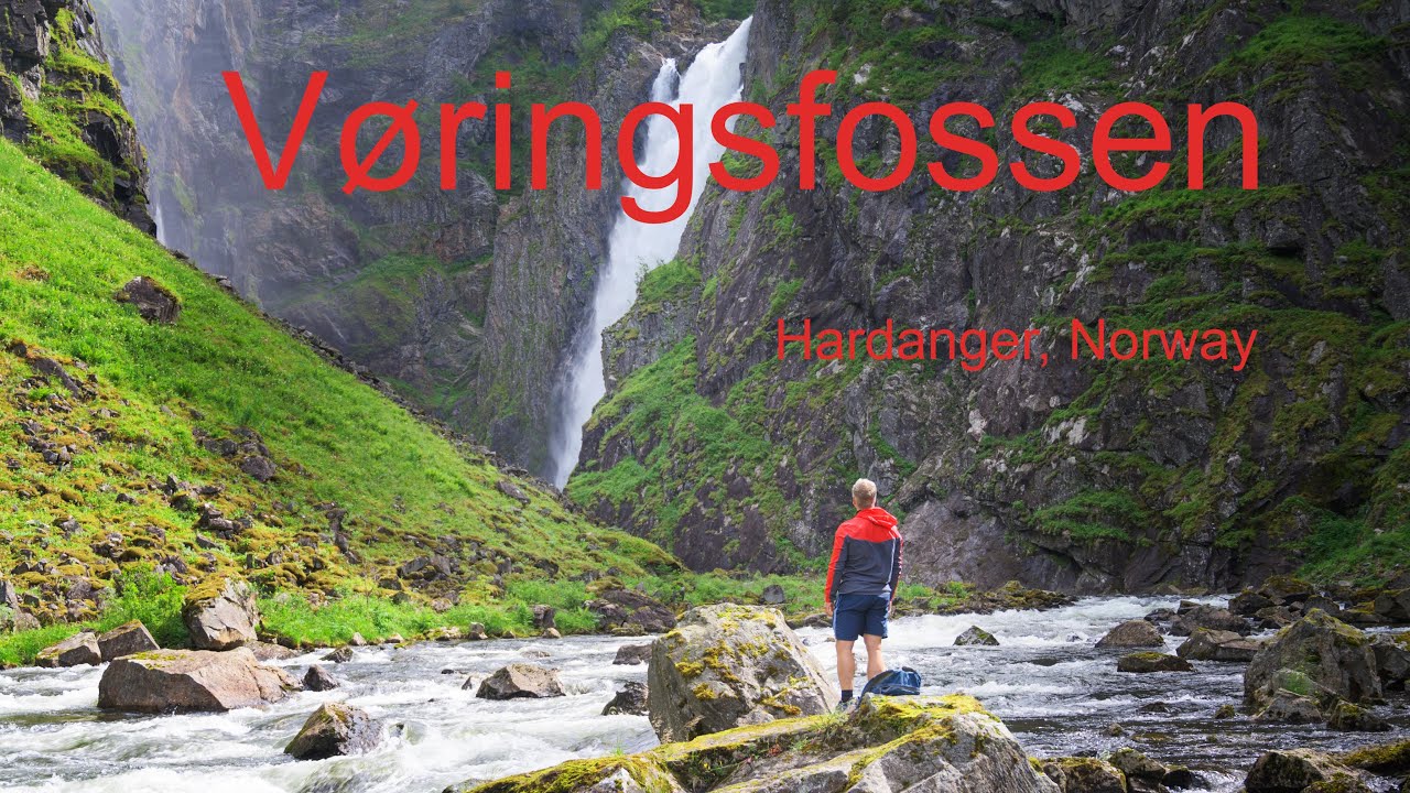 A short day hike to Vøringsfossen. This waterfall has a 182 meter (600 feet) drop.