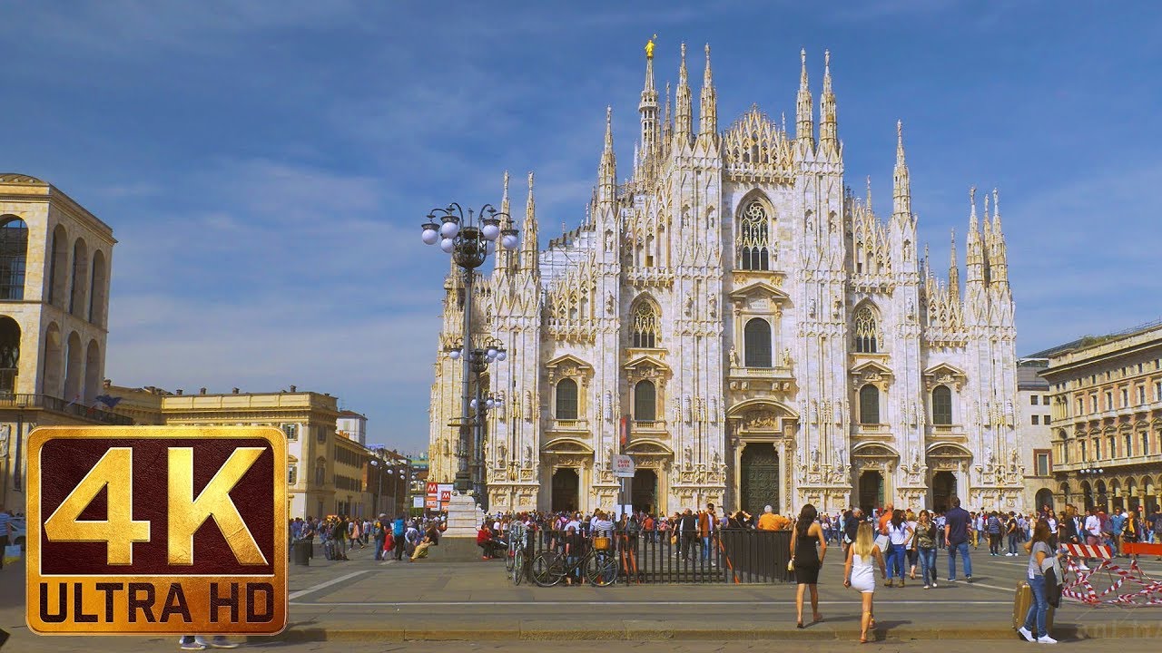 Сказочная Италия: Милан в 4K - Эпизод 2 - 1 час – Городская жизнь / Урбан релакс видео