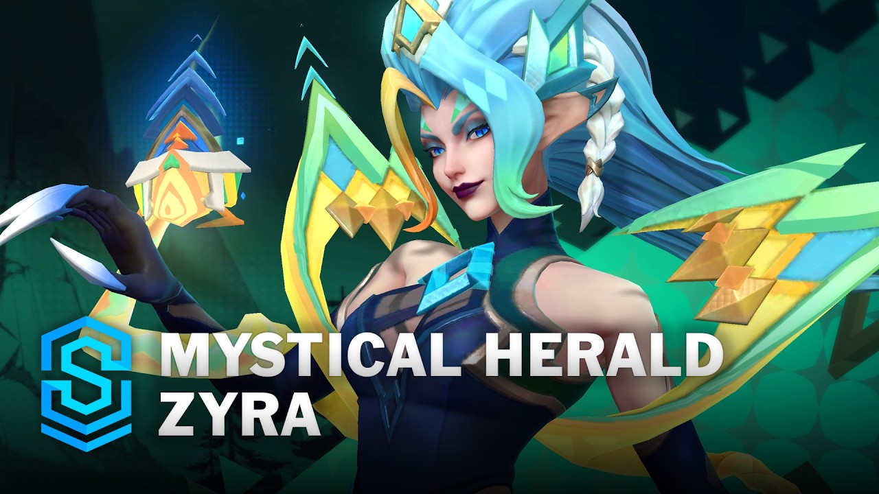 Mystical Herald Zyra Wild Rift Skin Spotlight