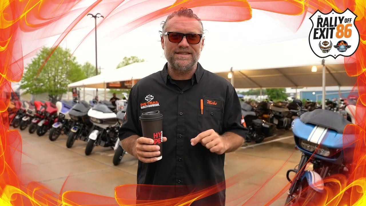Friday at Bikes Blues and BBQ | Bike Tent | Michael Cycles | Pig Trail Harley-Davidson