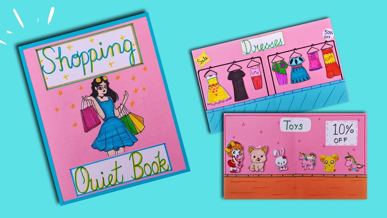 SHOPPING QUIET BOOK | DIY Quiet Book | Priya Singh Craft