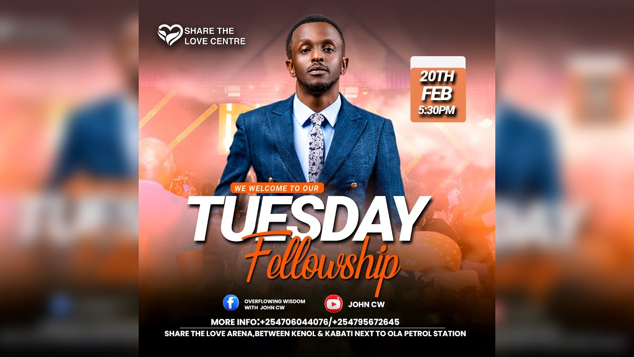TUESDAY SERVICE WITH TR. JOHN CW  || 20-02- 2024