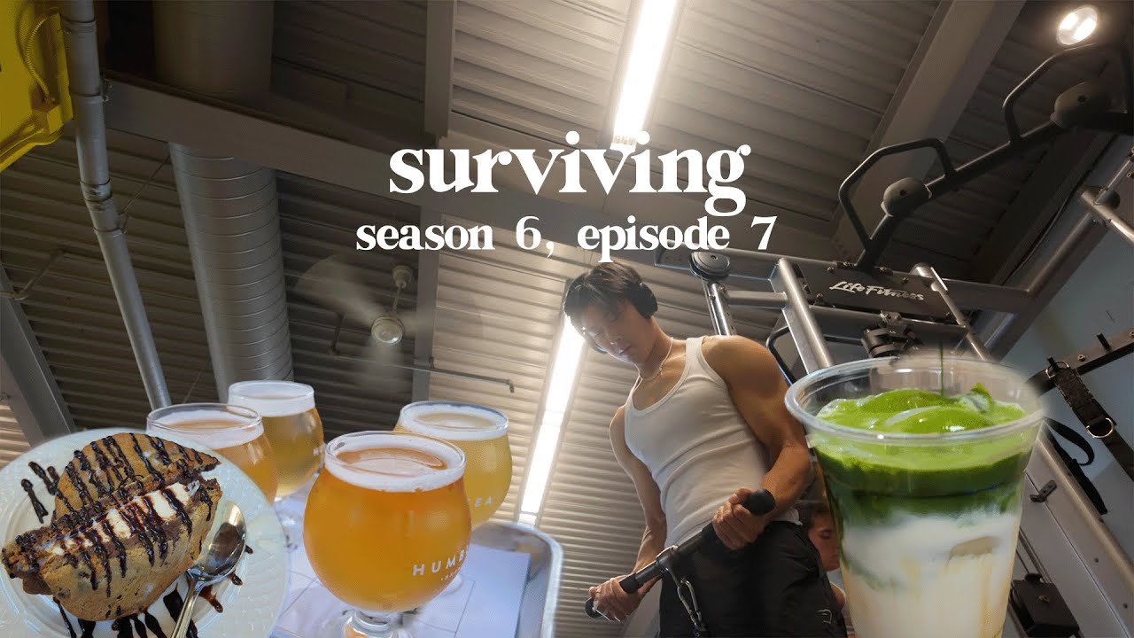 surviving (ucsc, aacf , gym, classes, matcha, 1034 cafe) S6EP7