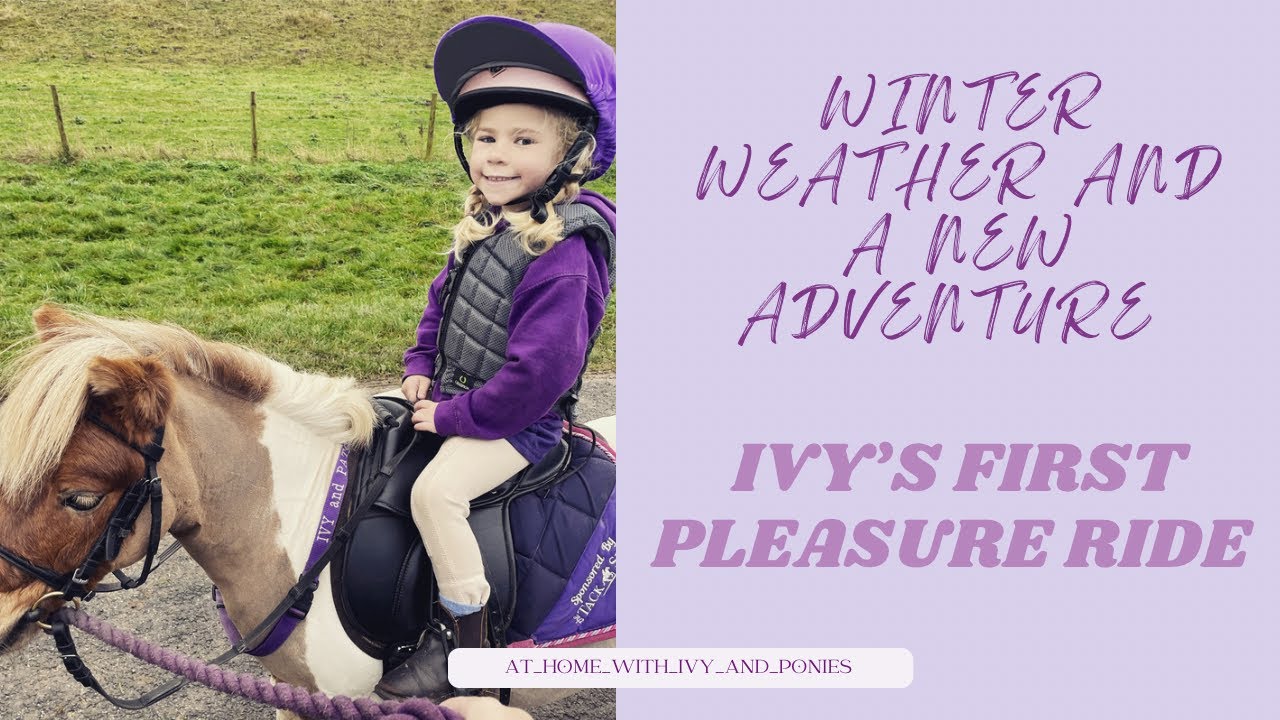 Ivy&rsquo;s first pleasure ride 🐴