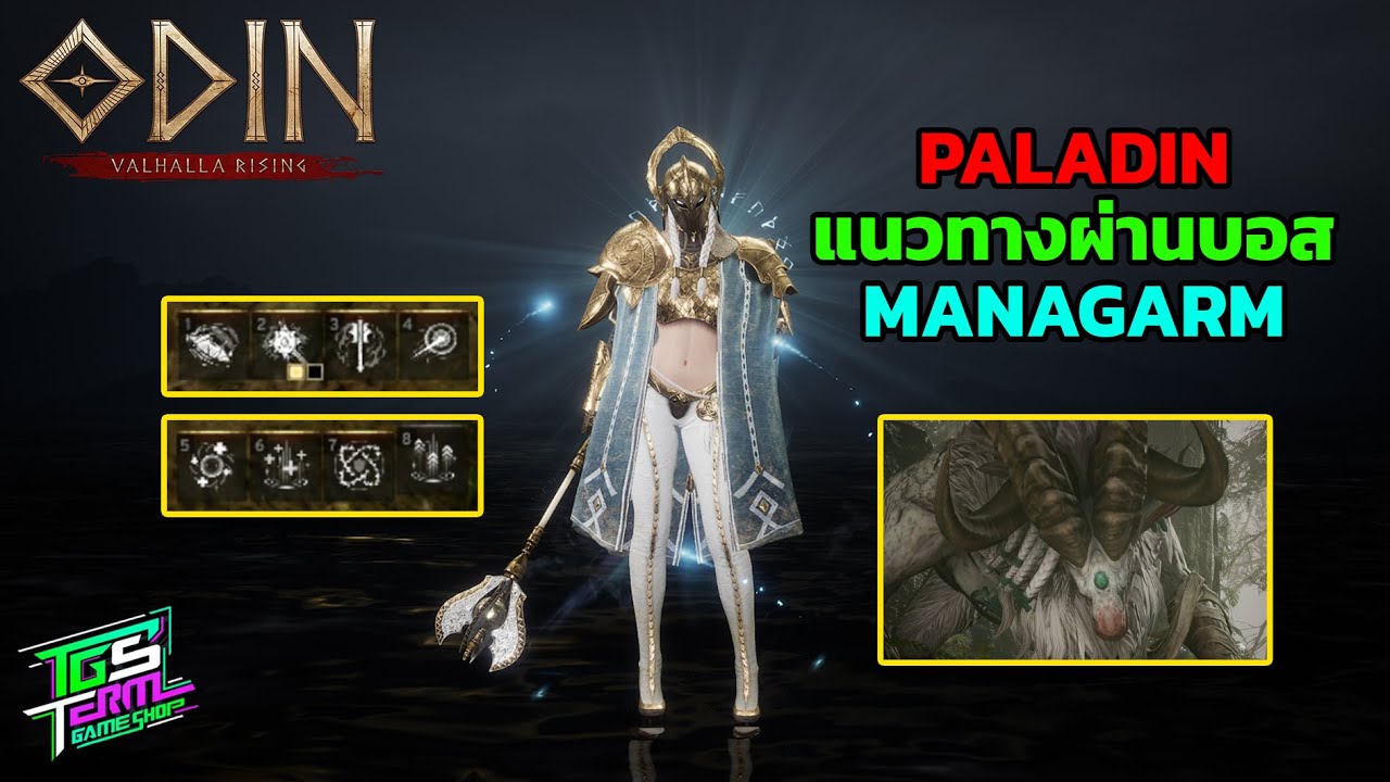 Odin : Valhalla Rising | GUIDE PALADIN ผ่านบอส MANAGARM เล่นยังไงไปดู