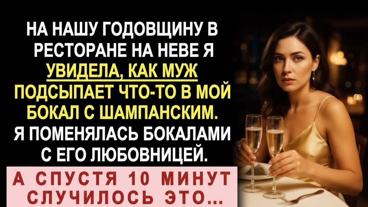 На Нашу Годовщину Муж Подсыпал Мне Что-То В Бокал — Я Поменяла Его С Любовницей, А Через 10 Минут…