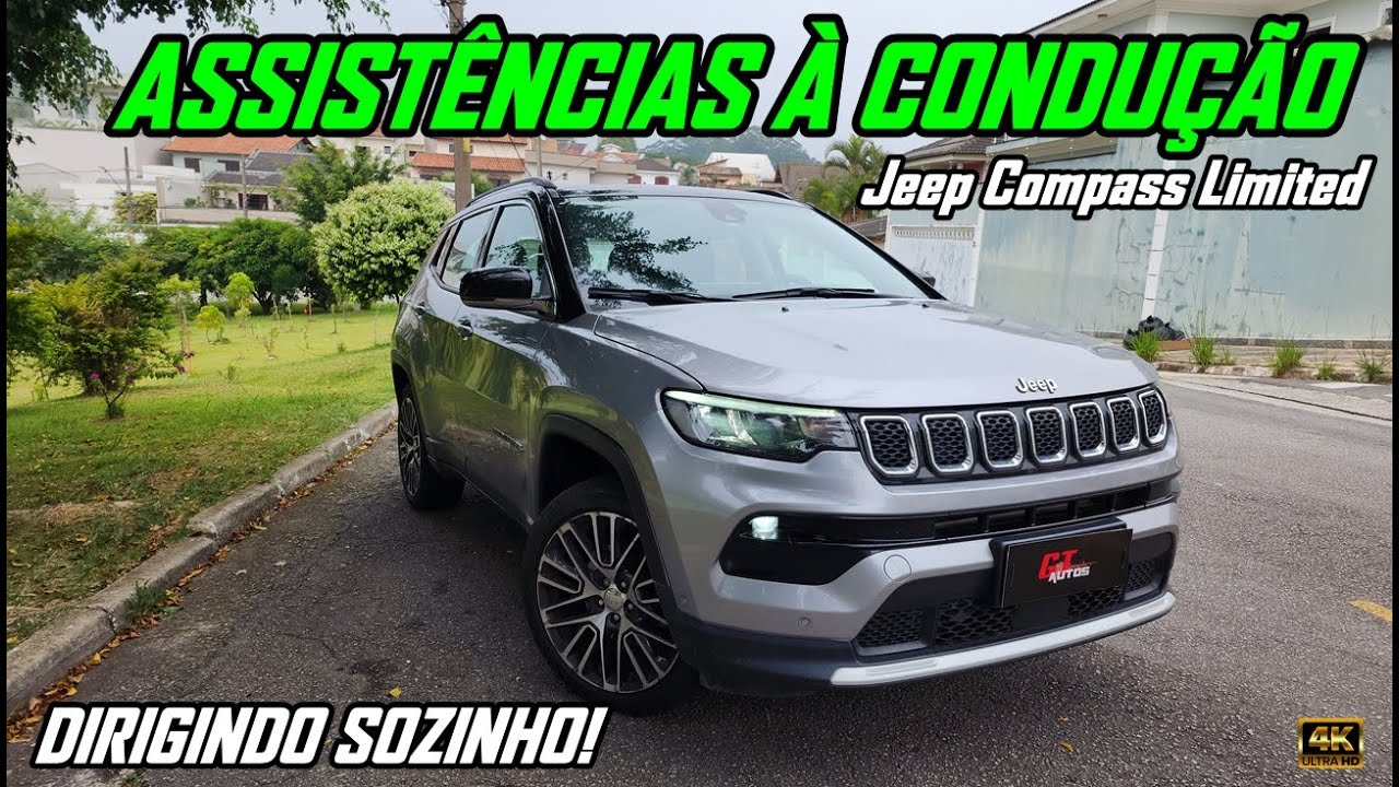 DIRIGINDO SOZINHO: testando as assistências à condução do Jeep Compass Limited!