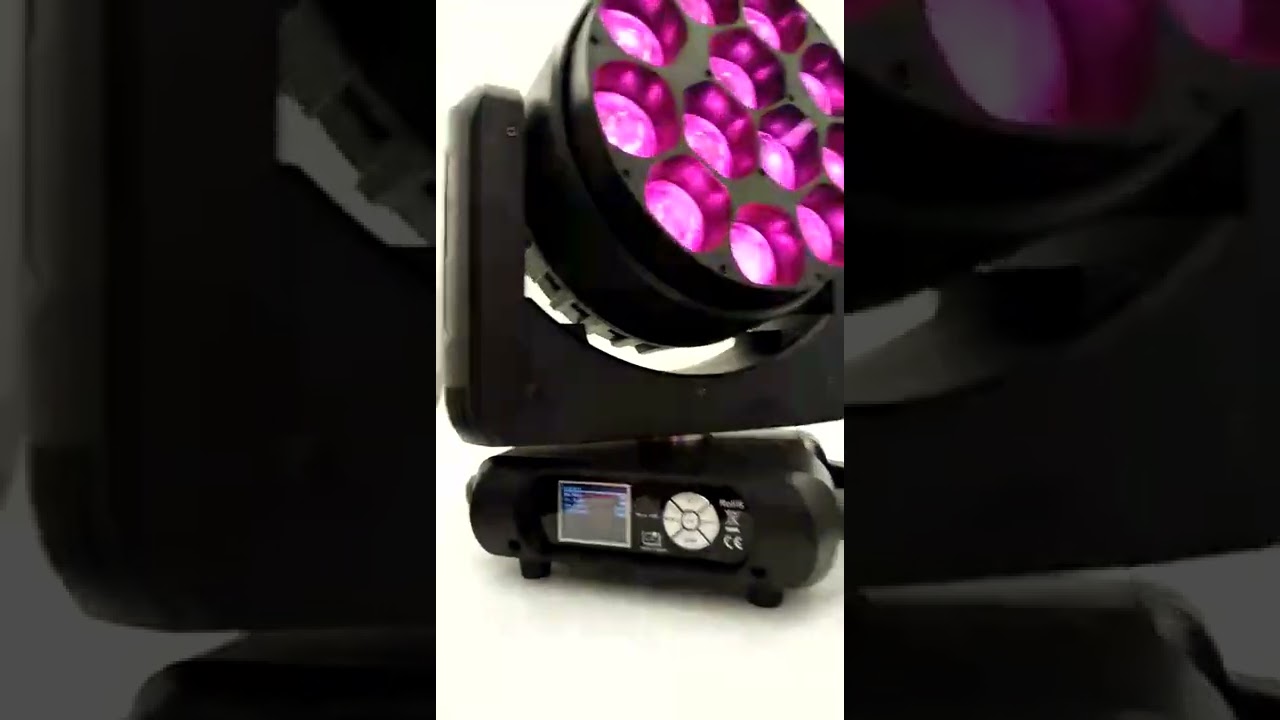 LED RGBW 12x40w Pixel Zoom With RDM Wash Mixing Color Moving Head Light C070  12S
