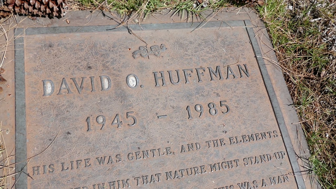 Actor David Huffman Grave Forest Lawn Hollywood Hills California USA March 31, 2021