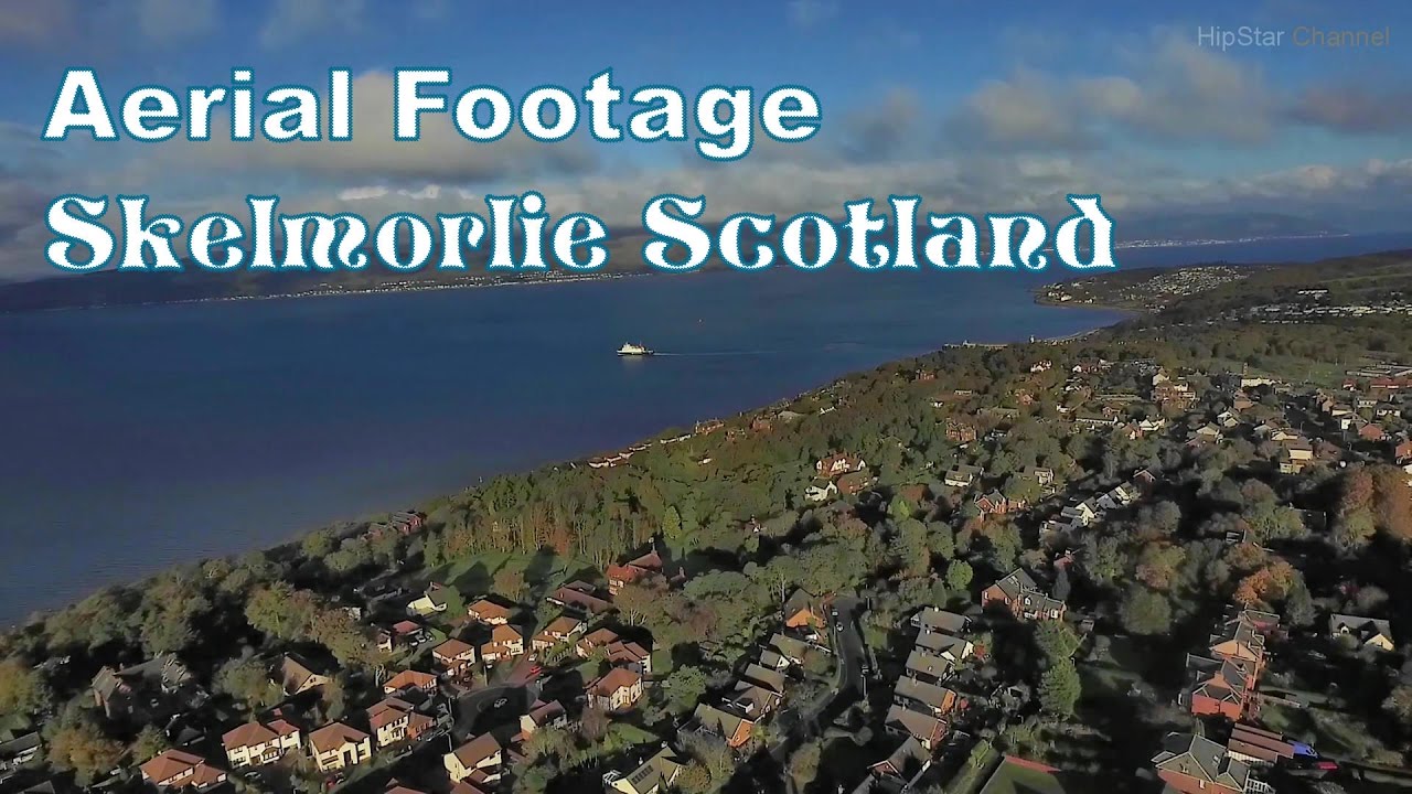 Aerial Footage Skelmorlie Scotland