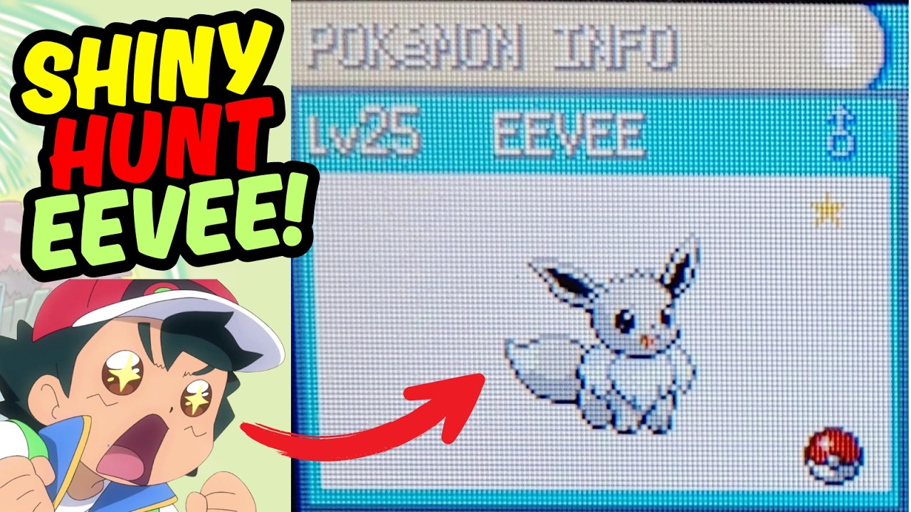 Как найти блестящего Иви в Pokémon FireRed/LeafGreen