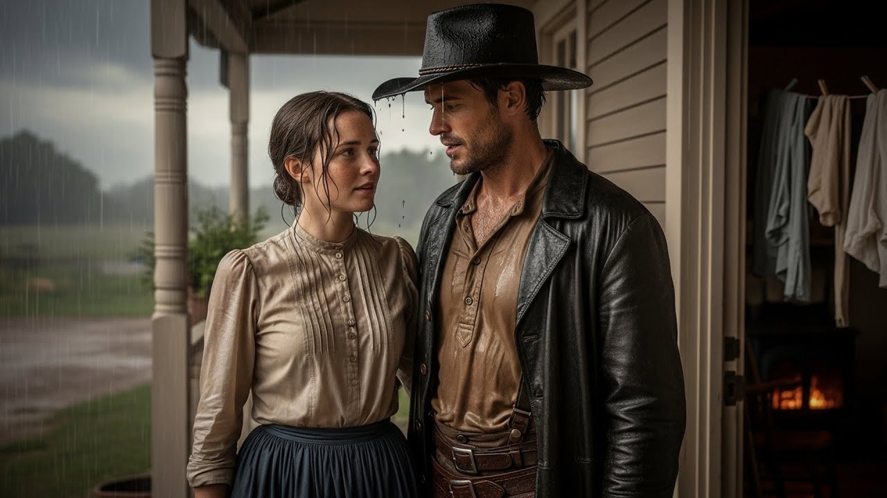 Cowboy Rode Through A Storm To Reach Her, Arrived Soaked and Speechless But His Eyes Said Everything