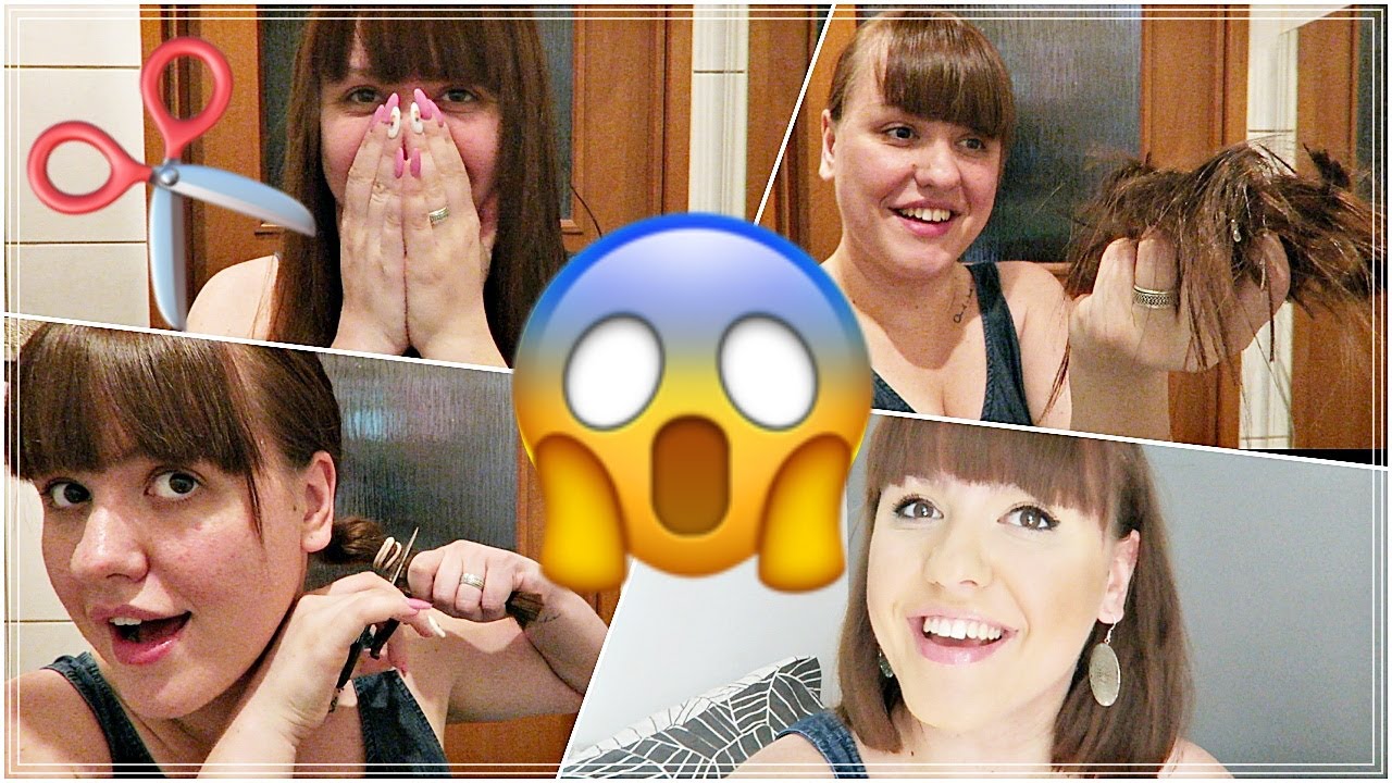 OBCINAM SOBIE WŁOSY NA ŻYWO😱✂️ MOJA METAMORFOZA!! | heyitswkey